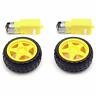 4322089281 Sets Plastic Tire Wheel Gear Motor Dual Shaft Smart Car