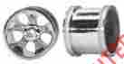 81773 Actobotics 6 Spoke Wheels Pair Chrome