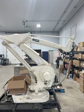 Abb 660-180/3.5 Robotics Irb 4-axis Palletizing Robot 3.5m Reach Very Low Hours