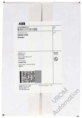 3hac058663-001 Abb Dsqc1030 Surplus Sealed 01 Robot Digital Base I/o Module Plc