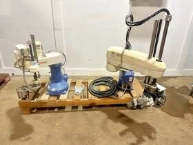 Hm-4a854m Denso Lot Of 2 Inch H.d Industrial Robot Arm