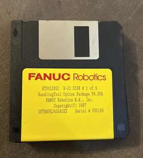 Sfthnpkj430a3xx Fanuc V4.30a Robotics Ht00lpkg1 R- J2 Disks 1-5 Serial #f35196