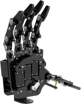 Lewansoul 696596295953 Robot Hand Five Fingers Solely Movement Bionic Mechanical Arm Diy Right
