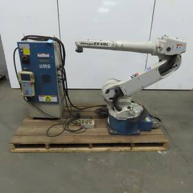 Ex-v6l Otc Daihen Almega 6 Axis Welding Robot Manipulator Control Teach Package
