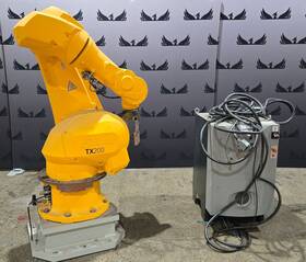 Tx200 Staubli / Cs8c Robotic Arm And Cabinet - No Teach Pendant Used