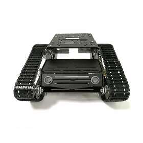 Yp100 Swaytail Professional Metal Robot Tank Car Chassis Kit With 2pcs Encoder Dc Moto