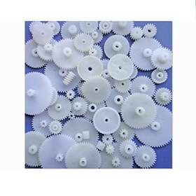 B07jwdf71t Urimpavido 58pcs Plastic Gears Module 0.5 For Dc Motor Diy Model Toys 58 White
