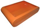 Rev918-ch-org Vehicle Chassis T6061 Robot - Orange Aluminum Unmanned Welded Powdercoat