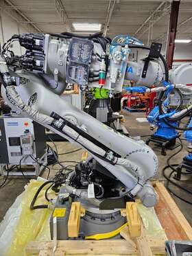 Dx200 Yaskawa Mh180 Motoman Industrial Robot With Control Pendant And Cables