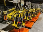 Lot Of (8) Fanuc F-200IB Spot Welding Robots W/ R-30IA/IB Controllers & Wtc 6007. Fixed Price $70000.00.