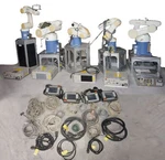 Lot 5PC Denso VS-6577E-B(3) VM-6083DM(1) VM-6083D/GM(1) Robot Arm W/ Controller. Fixed Price $17749.00.
