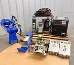 Yaskawa AR700 Welding Robot 8KG Payload With YRC1000 Control & Motoweld X350. Fixed Price $17900.00.