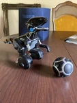 Wowwee Miposaur Robotic Dinosaur Electronic Toy Black Blue Rex With Ball. Fixed Price $31.35.