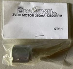 New Velleman MOT1N 3VDC Motor 350MA 13800RPM. Fixed Price $5.99.
