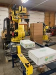 Palletizing Robotic System, R-2000IB, M-710IC, Fanuc,. Fixed Price $69950.00.