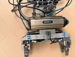 Schunk SRU+30-W-180-3-4-M8 Rotary Unit With 2 Gripper Jgp 64-1. Fixed Price $655.44.
