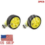 2PCS Smart Robot Car Plastic Tire Tyre Wheel W/ Dc 6V Gear Motor Set For Arduino. Fixed Price $10.49.