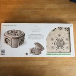 Ugears Mechanical Model Treasure Box Wood Unassembled Kit For Ages 14+. Fixed Price $19.99.