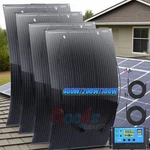 200W 400W Flexible Solar Panel Kit Mono 12V Ultra Thin For Rv Camper Off-grid. Fixed Price $128.99.