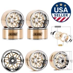 High Precision 1.0" Brass Aluminum Beadlock Wheels For 1/18 & 1/24 Rc Crawlers. Fixed Price $52.19.
