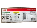 Abb 200A Space 40 Circuit Outdoor Main Breaker Panel Value Pack PAM2020RPA. Fixed Price $169.95.
