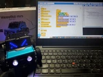 Cute Robot Car Of Weeemake - Weeebot Mini For Kids Assisted By Parents. Fixed Price $35.00.