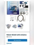 Parallax Robot Shield With Arduino ($299 Value). Fixed Price $90.00.