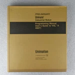 Unimation Unimate Industrial Robot Programming Operating Manual To Val Ii 398T1. Fixed Price $149.95.