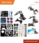 Acrylic 4DOF Robot Arm Kit Diy Arduino Compatible With Tutorial For Beginners. Fixed Price $51.98.