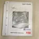 Abb User's Guide 3HAC 0966-21 Used #70940. Fixed Price $35.20.