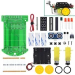 D2-4 Intelligent Ranging Smart Robot Car Diy Kit Ultrasonic Sensor STC15W408AS. Fixed Price $13.63.