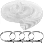 4"X10'DUST Collection Hose Inch Collector Flexible Tube With 304 Stainless. Fixed Price $48.27.