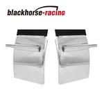 Pair Stainless Steel 34"X 24" Rear Quarter Fender W/ Triangle Arm For Semi Truck. Fixed Price $219.99.