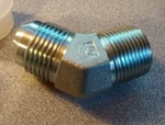 Brennan 45 Deg Elbow Adapter 2503-12-12-FG 3/4" X Male 12MJ-12MP -fast Ship. Fixed Price $5.99.