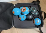 Wonder Workshop Dash Robot, Cue, And Dot Toy W/ Carrying Case, Blue/black. Fixed Price $50.00.