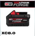 Milwaukee 48-11-1881 M18 Redlithium Forge XC8.0 PWR4 Battery High Output 12.0. Fixed Price $164.99.