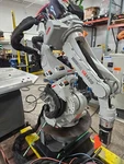 Yaskawa Motoman VA1400 Welding Robot With DX100, Miller Welder, And Servo Table. Fixed Price $25000.00.