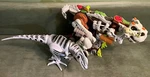 Wowwee 32" Roboraptor Walking Dinosaur Robot & Imaginext Ultra T-rex. Fixed Price $30.00.