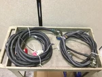 Kawasaki JS005 Robot Arm Power And Feedback Cables 50979-1572L05 50979-1573L05. Fixed Price $425.00.
