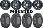 Kit Gbc Parallax Tires 30X10-14 On Moose 23X Matte Black Wheels Can. Fixed Price $1663.32.
