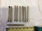 10 Pc Chromed Metal Schrader 5 Straight Tire Air Fill Valve Extensions #4820. Fixed Price $45.00.