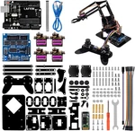 4DOF Acrylic Robot Mechanical Arm Claw Kit Compatible With Arduino Ide Diy. Fixed Price $50.73.