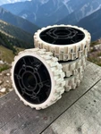 *set Of 4* Andymark Robotics Higrip Black Wheel, White Tread 4" Diameter. Fixed Price $40.00.
