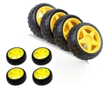 Arduino Robot Diy Smart Car 1:48 Ratio Tires +(4) Dual Dc 3-6V Gearbox Motor. Fixed Price $11.00.