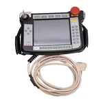 Denso TP-RC7M-1 Robot Teaching Pendant W/ Key & Cable, 7.5IN, 24VDC *scratched*. Fixed Price $1750.00.