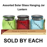 QMC194ABB Alpine Assorted Solar Glass Hanging Jar W. Led Lights. 821559660800. Fixed Price $9.99.