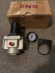 1PC Pneumatic Air Pressure Regulator 1" Npt 8000L/MIN Gauge Sns AR5000-N10. Fixed Price $40.00.