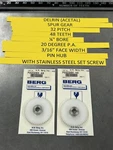 Qty Berg 32 Pitch 48 Teeth Delrin Acetal Spur Gear 1/4 Bore With Set Screw. Fixed Price $15.00.