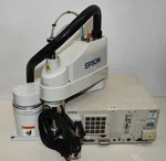 Epson Industrial Robotic Arm LS6-602S W/ RC-90 Controller (09/2018) #X6490. Fixed Price $2400.00.