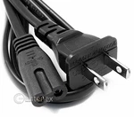 2-PRONG Ac Extension Cord Cable Us Plug Type Epson R220 C88 C84 C86 Universal. Fixed Price $5.69.